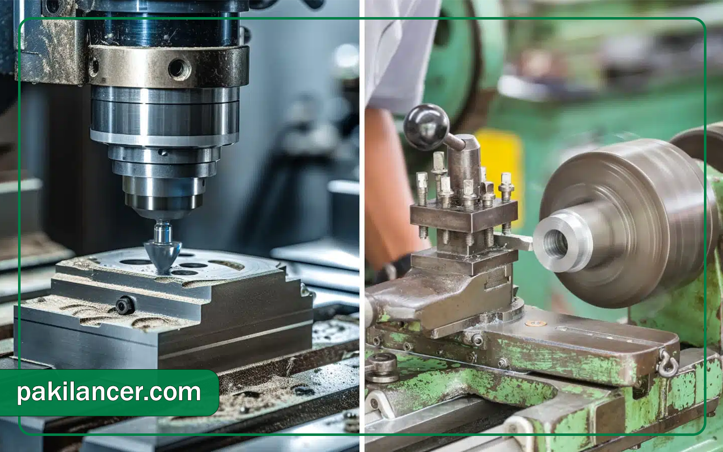 مقایسه اجرت تراشکاری CNC با روش‌های سنتی یا منوآل