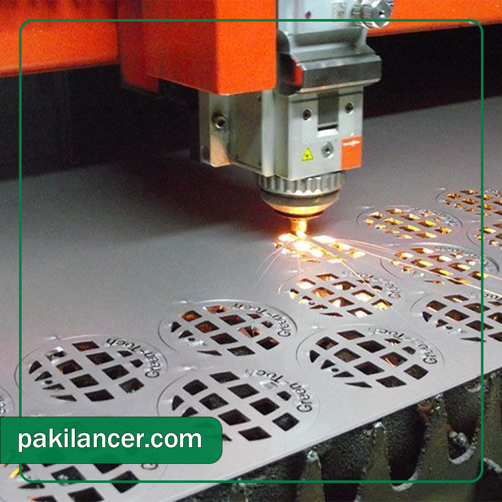 کاربردهای صنعتی برش لیزر ورق CK45 در قطعات سنگین